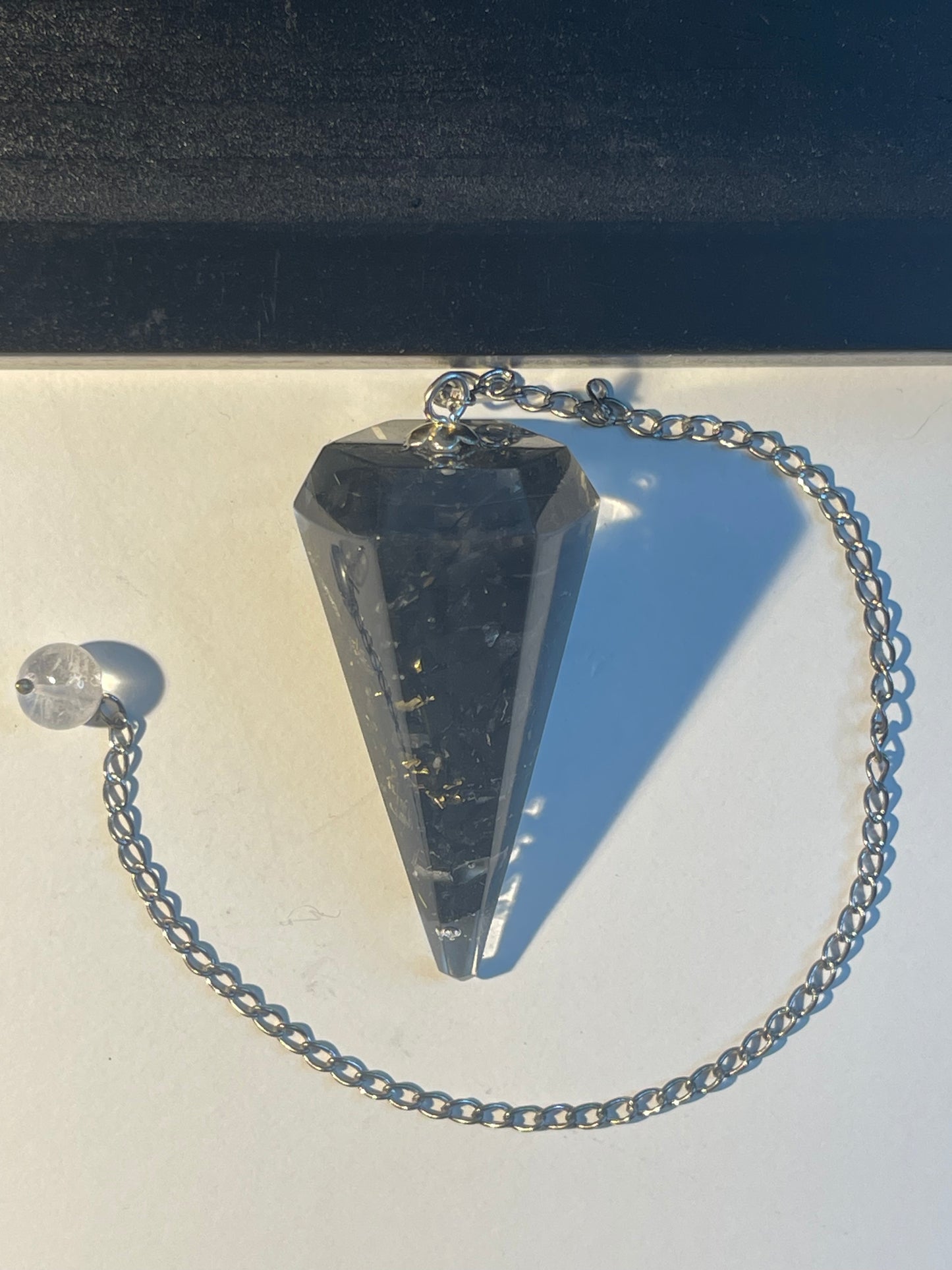 Pendule en Orgonite et Shungite n°2