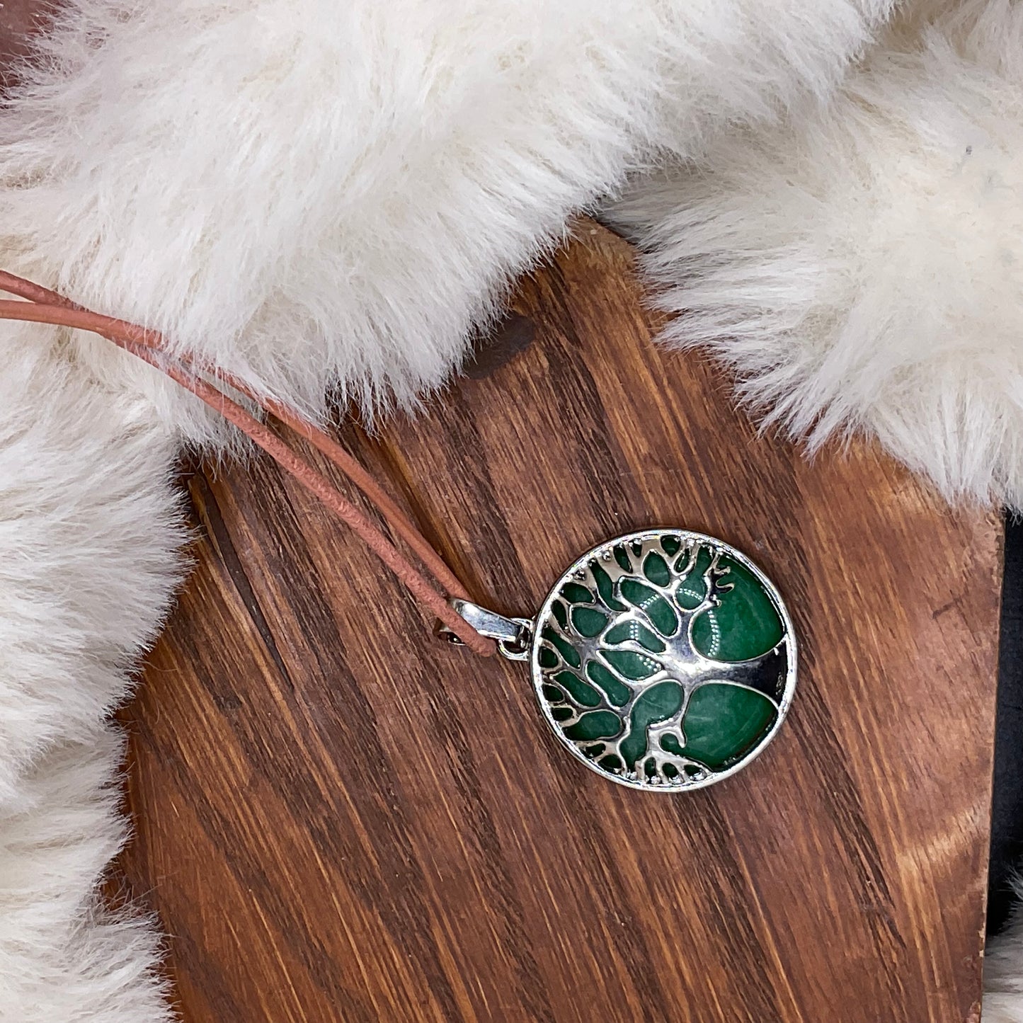 Collier Arbre de vie et Aventurine