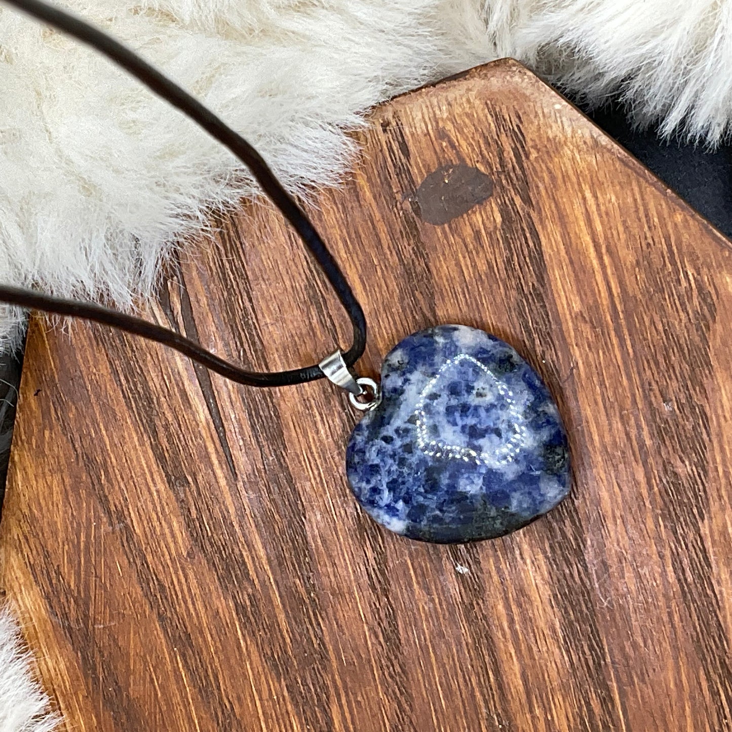 Collier COEUR SODALITE