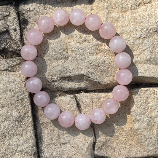 Bracelet Quartz Rose Brésil 10mm