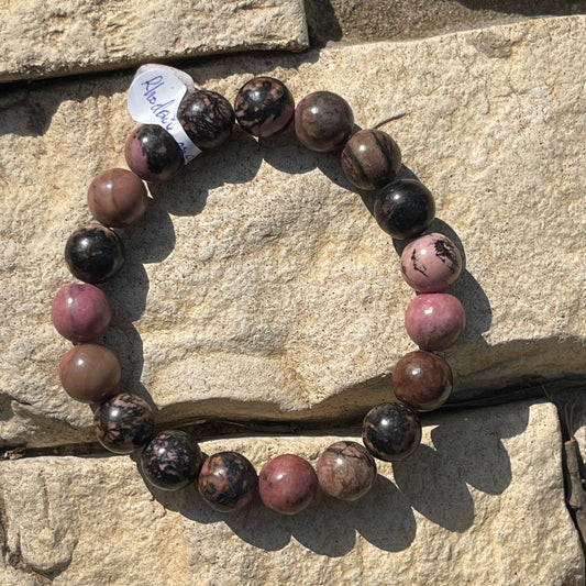 Bracelet Rhodonite 10mm