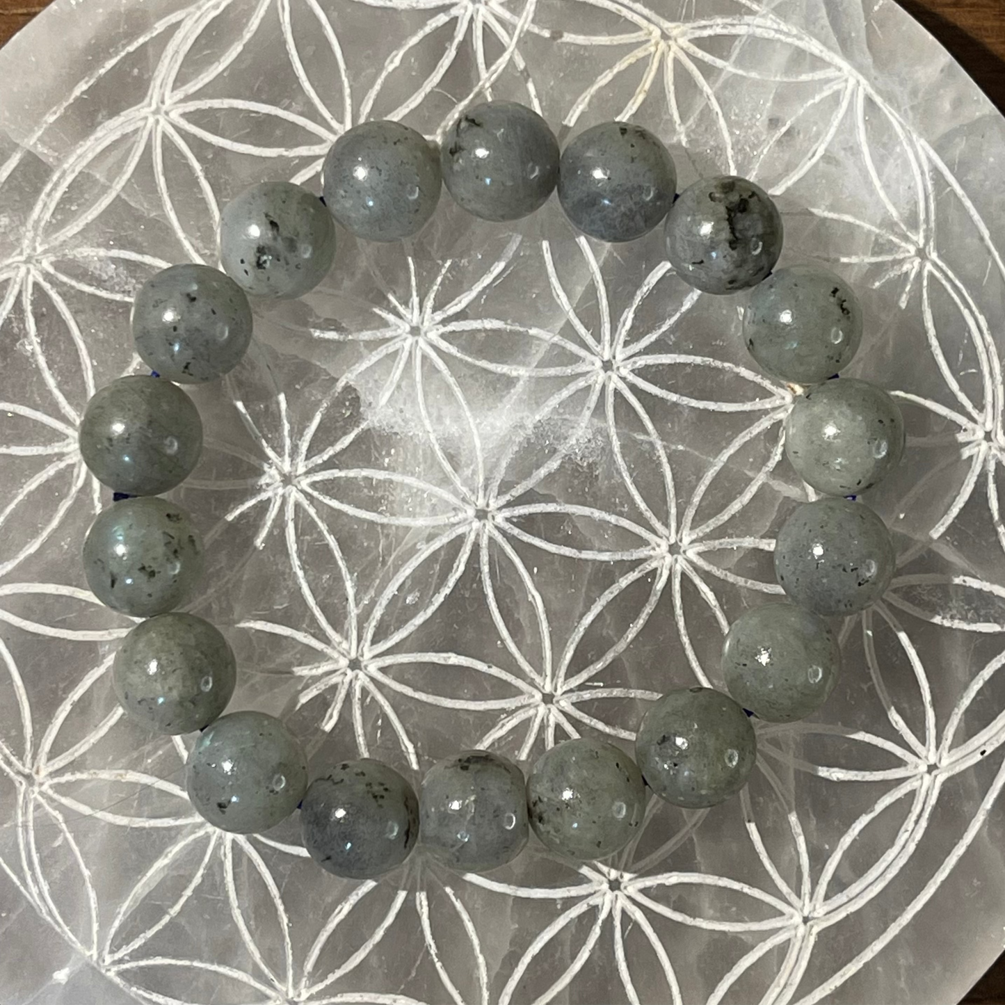 Bracelet Labradorite perles 10mm