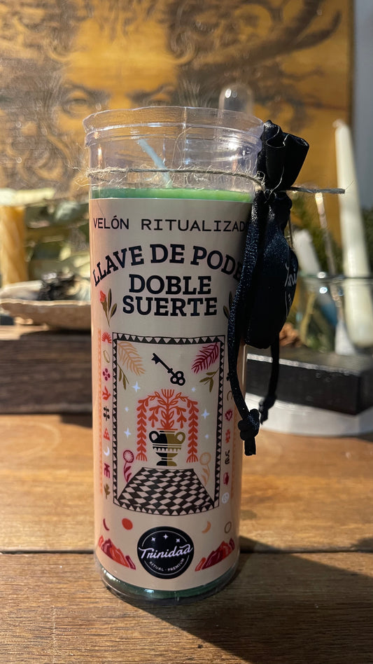 Bougie ritualisée Double Chance